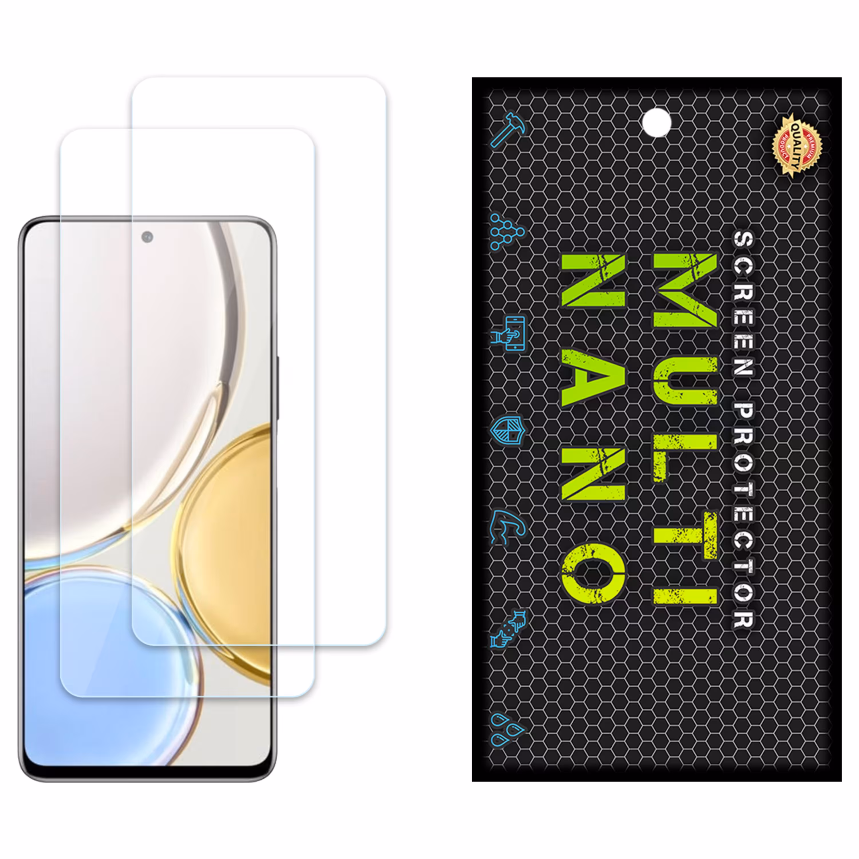 محافظ صفحه نمایش MultiNano مدل X-S2N برای موبایل آنر X9 4G بسته دو عددی