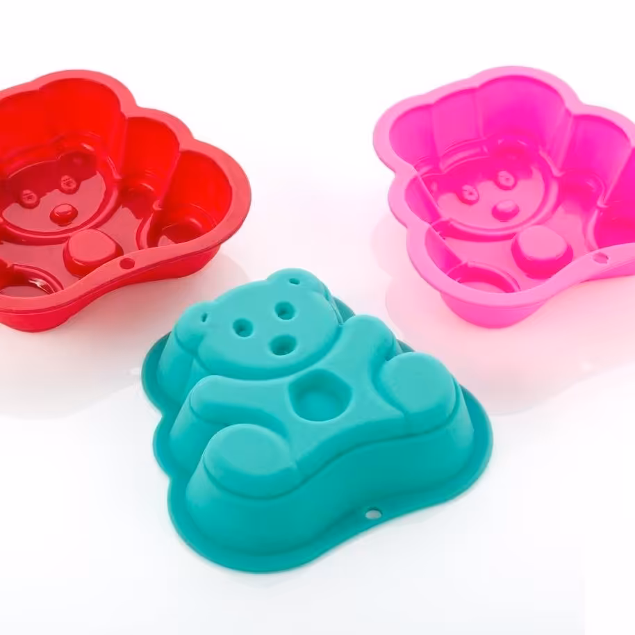 قالب ژله و شیرینی مدل خرس.جنس سیلیکونی