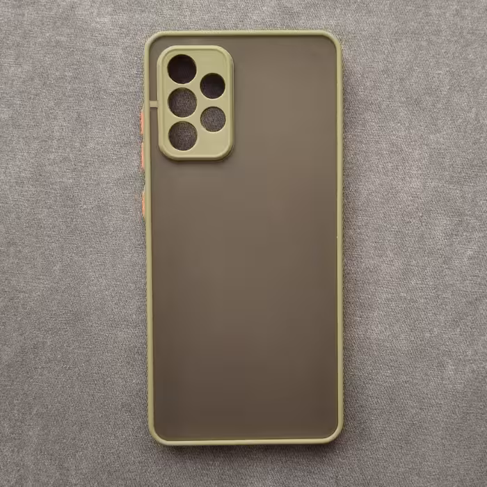 گارد  -  قاب  -  کاور پشت مات زیتونی مناسب برای سامسونگ Galaxy A52 (a 52) - A52s (a 52s)