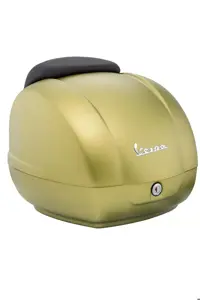 کیف موتورسیکلت زرد GTS SUPER SPORT 125 300 MATTE TOP تیره BAG 36L GREEN MATT VERDE AMBIZIOSO و Vespa
