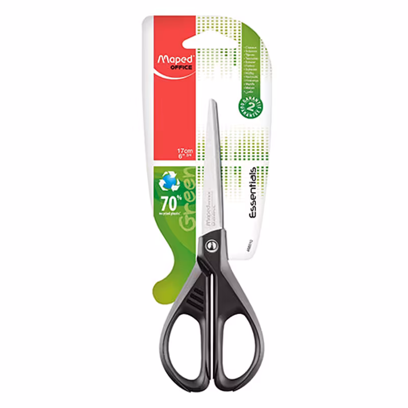 خرید قیچی اداری سایز متوسط مپد 17 سانت مدل Essentials کد 468010