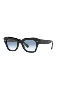 عینک آفتابی مشکی مردانه و زنانه یونیسکس 0RB 2186 901 3F 49 Ray-Ban