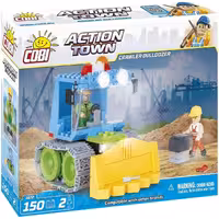 ساختنی کوبی مدل Crawler Bulldozer Construction Toy کد 1672