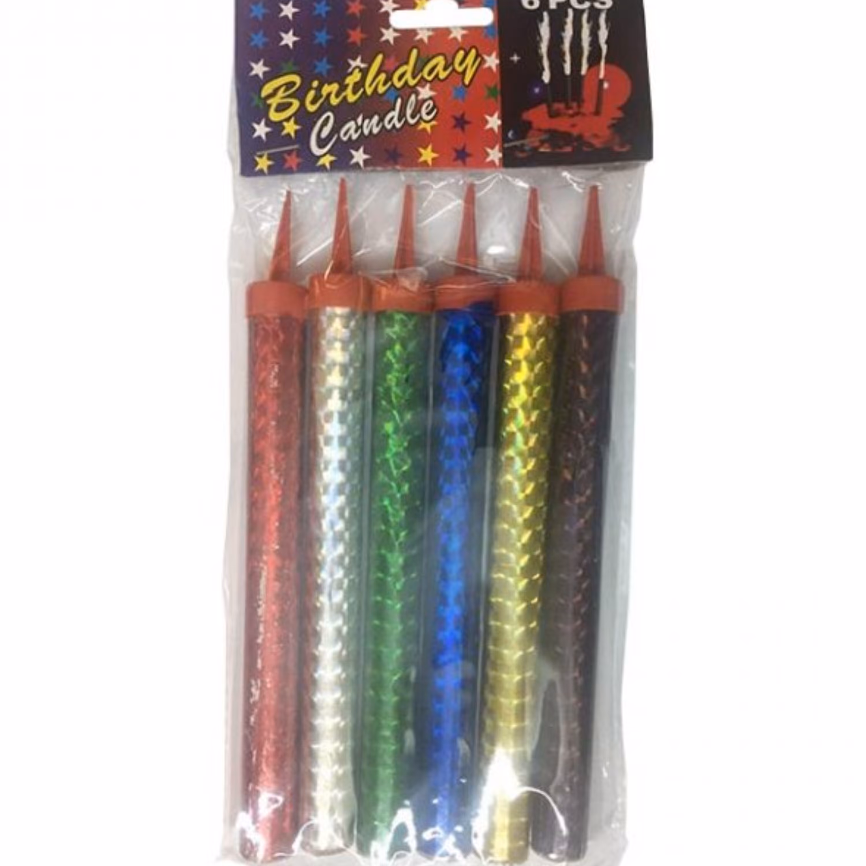 آبشار 12 سانت روی کیک(6عددی)