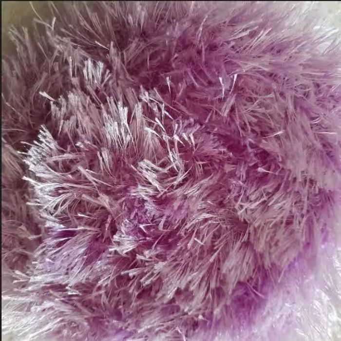 اسکاج بنفش کمرنگ درجه یک طول قطر 13 سانتی متر 5 گرم بسیار زیبا و خوش دست