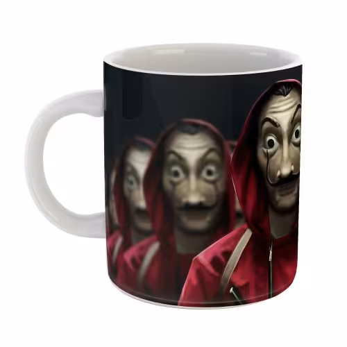 ماگ سرامیکی طرح خانه کاغذی کد607