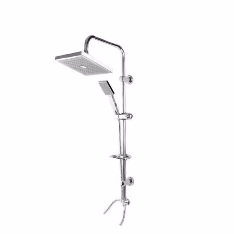 یونیورست رسوب گیر دکمه ای کروم ( علم دوش حمام )