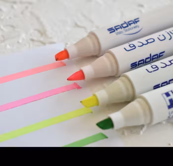 ماژیک علامت زن  صدف( هایلایت )  رنگ سبز