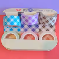 چسب نواری مدل واشی بسته 6 عددی 