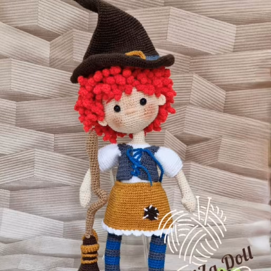 عروسک دستباف جادوگر شهر اوز، عروسک بافتنی، قلاببافی