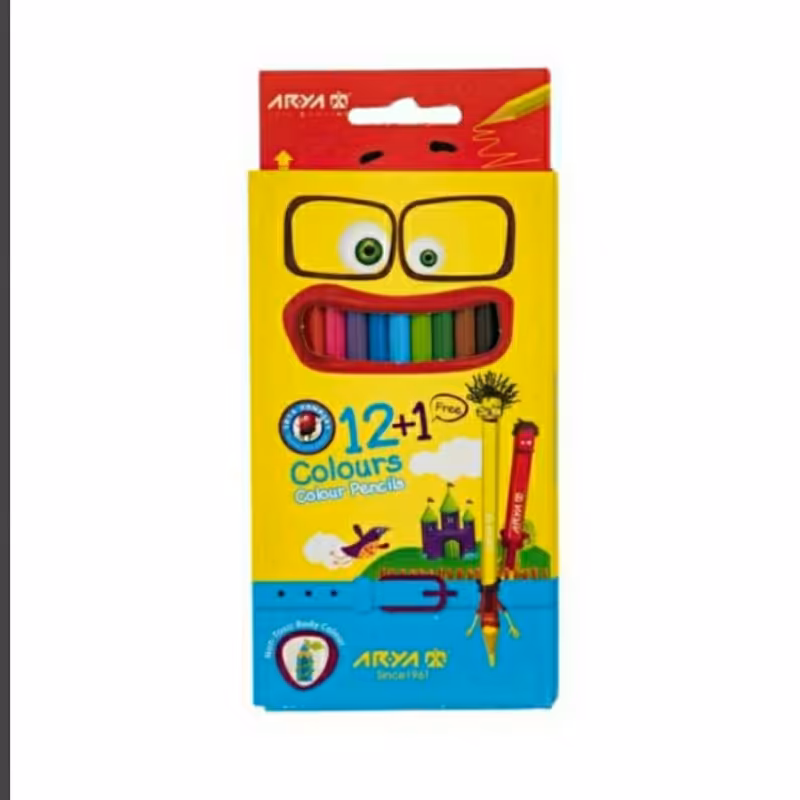 مدادرنگی 13رنگ مقوایی اریا
