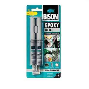 چسب دوقلو فلز بایسن  مدل Epoxy Metal                     سایز 24 میلی لیتر