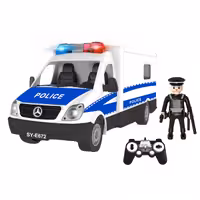 ماشین بازی کنترلی دابل ای مدل Mercedes Benz Sprinter Police Car