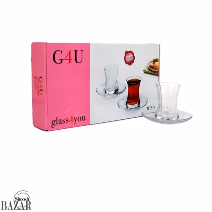 استکان و نعلبکی مدل مسیس پاشاباغچه کد 96355