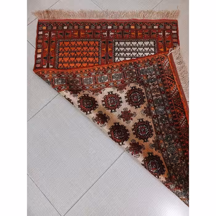 قالیچه دستبافت تمام ابریشم دورو