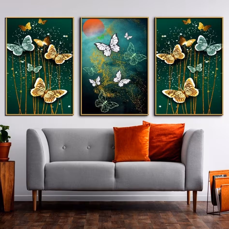 تابلو دکوراتیو 3تیکه کد 819