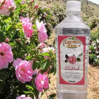 گلاب کاشان هامون   تازه یک لیتری صد درصد طبیعی   فاقد اسانس 10 درصد