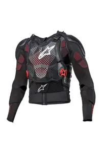 محافظ بالاتنه موتورسیکلت قرمز زره بدن BIONIC TECH V3 محافظت کامل از سیاه Alpinestars