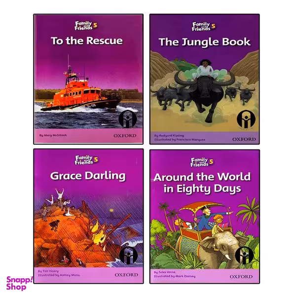 کتاب داستان Family And Friends 5 اثر جمعی از نویسندگان انتشارات الوند پویان چهار جلدی