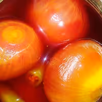 ترشی پیاز قرمز و سفید