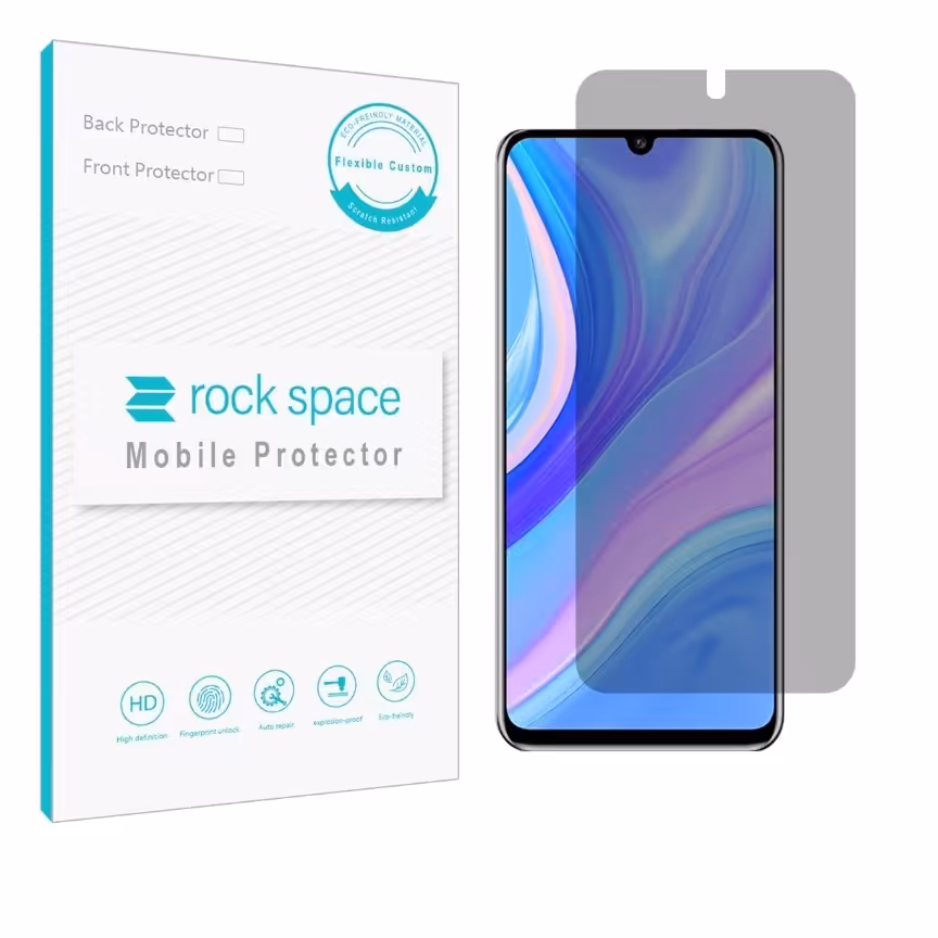 گلس پرایوسی (حریم شخصی)نانو و ضد ضربه گوشی هواوی Y8P برند راک اسپیس

