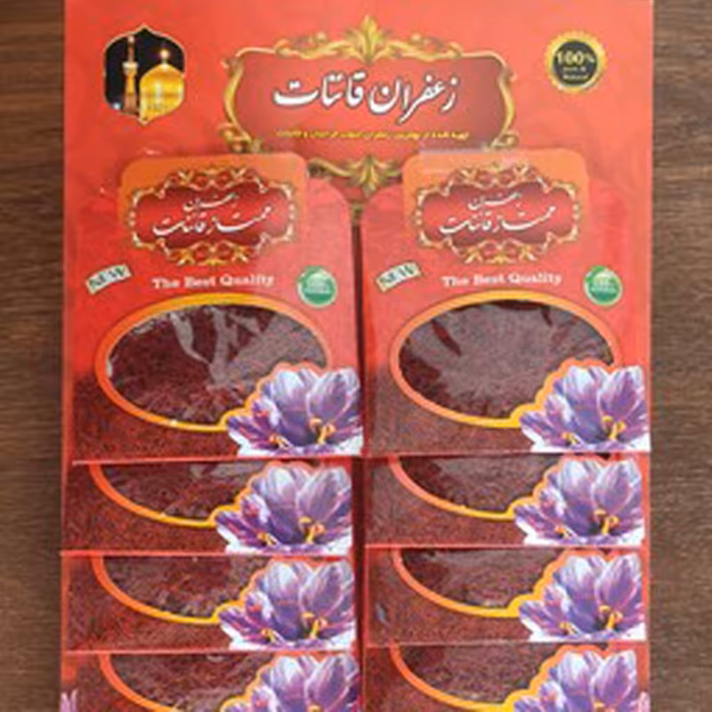پک زعفران 10 عددی یک مثقالی ممتاز با ارسال رایگان