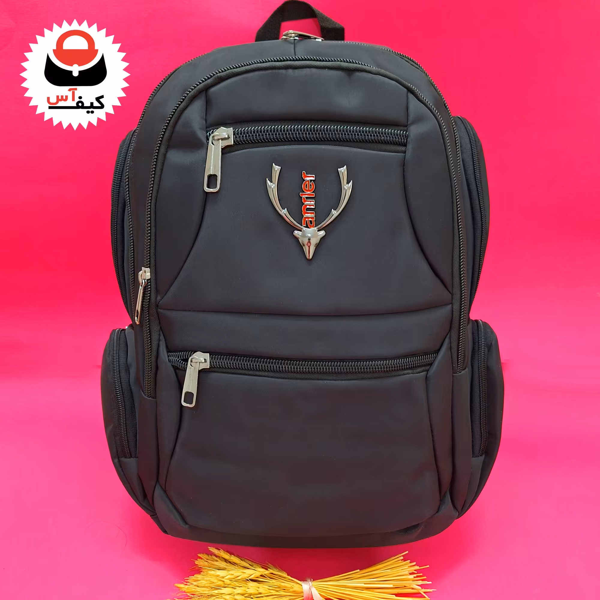 کوله پشتی حرفه ای گردشی تحصیلی جنس اعلای خارجی مدل دو خونه کابل دار کاور دار با قیمت تخفیفی