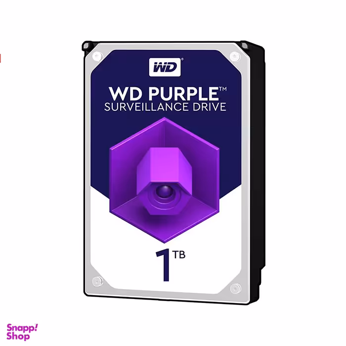 هارد دیسک اینترنال وسترن دیجیتال (Western Digital) مدل Purple WD10PURZ ظرفیت 1 ترابایت