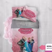 روتختی یک نفره طرح فروزن سه بعدی جنس میکروتترون  مناسب کودک و نوجوان  برای تخت90