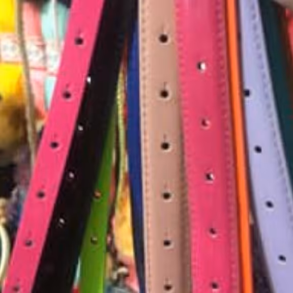 کمربند رنگی با قلاب نگین دار 1 عدد