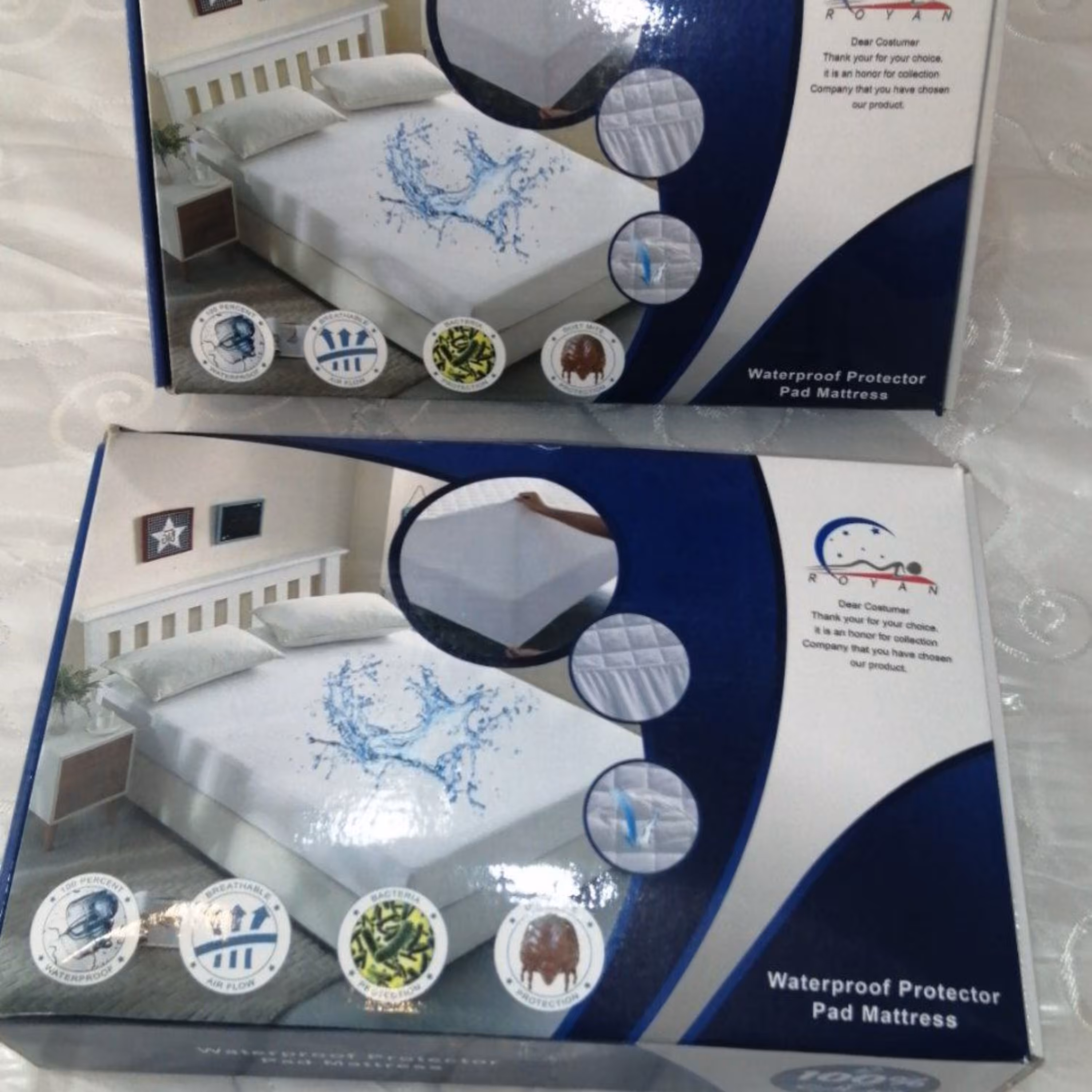 محافظ تشک دو نفره در ابعاد 140 در 200