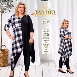 پیراهنمانتویی سایز بزرگ