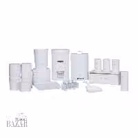 سرویس آشپزخانه 23پارچه سفید براق درب پلیمری بهازکالا 16280008