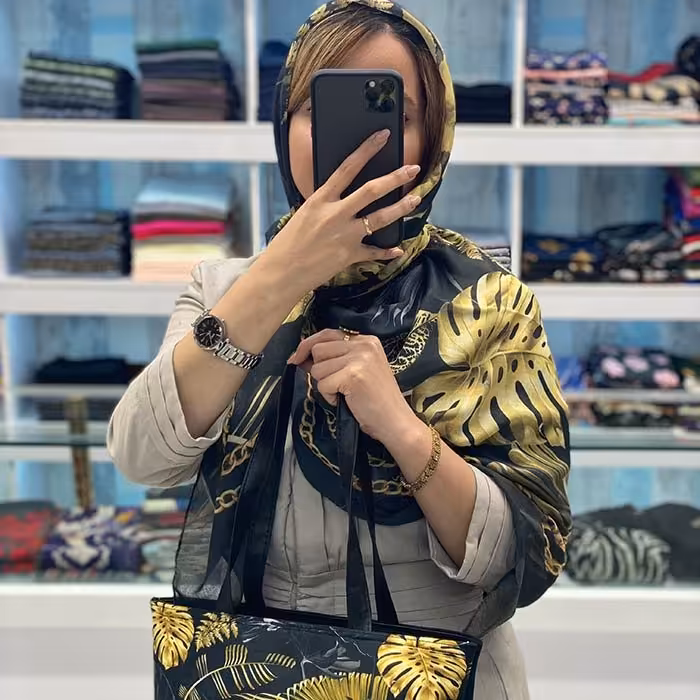 ست روسری وکیف شیک وخاص