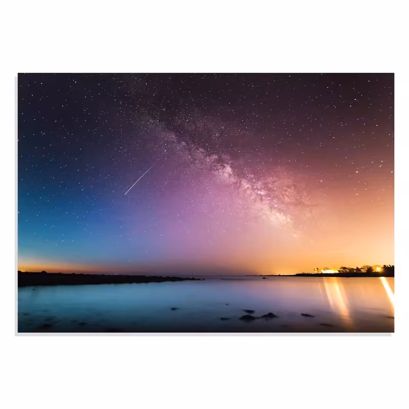 تابلو. شاسی طرح آسمان پر ستاره راه شیری Starry Night Milky Way مدل NV0892