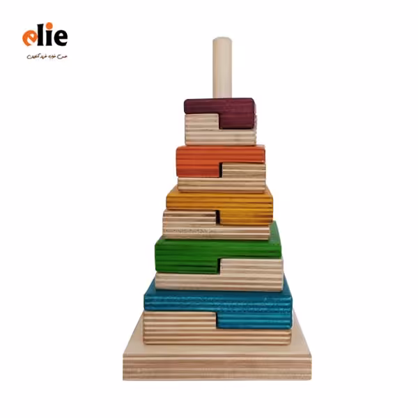 بازی فکری برج هوش چوبی