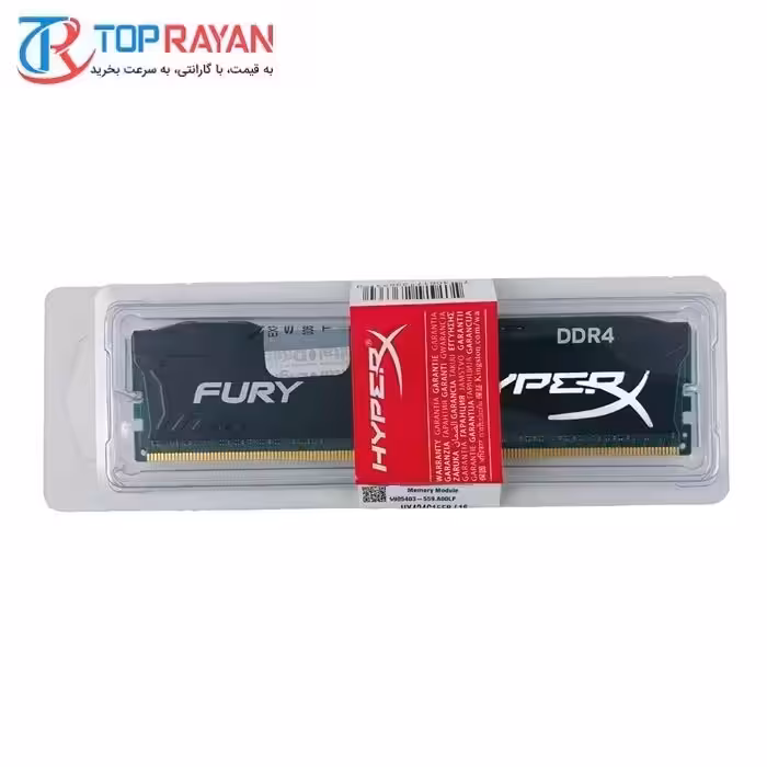 رم کامپیوتر کینگستون مدل HyperX Fury DDR4 2666MHz CL16 ظرفیت 8 گیگابایت