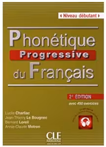کتاب فونتیک پروگرسیو phoneditionetique progressive du francais debutant