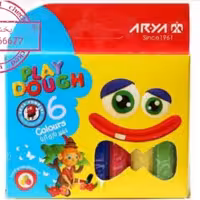 خمیر بازی 6 رنگ مقوایی خمیر بازی آریا 