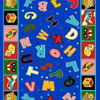 فرش پاتریس  فرش گلیم کودک 400شانه طرح وورد  قالیچه 4متری