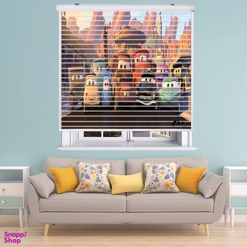 پرده زبرا زیو مدل سیلوئت K3030 سایز 150x150 سانتی متر