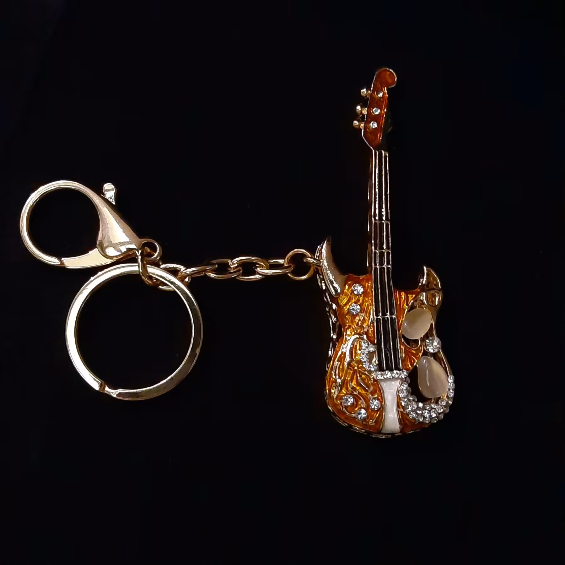 جا سویچی جا کلیدی طرح گیتار برقی رنگ طلایی