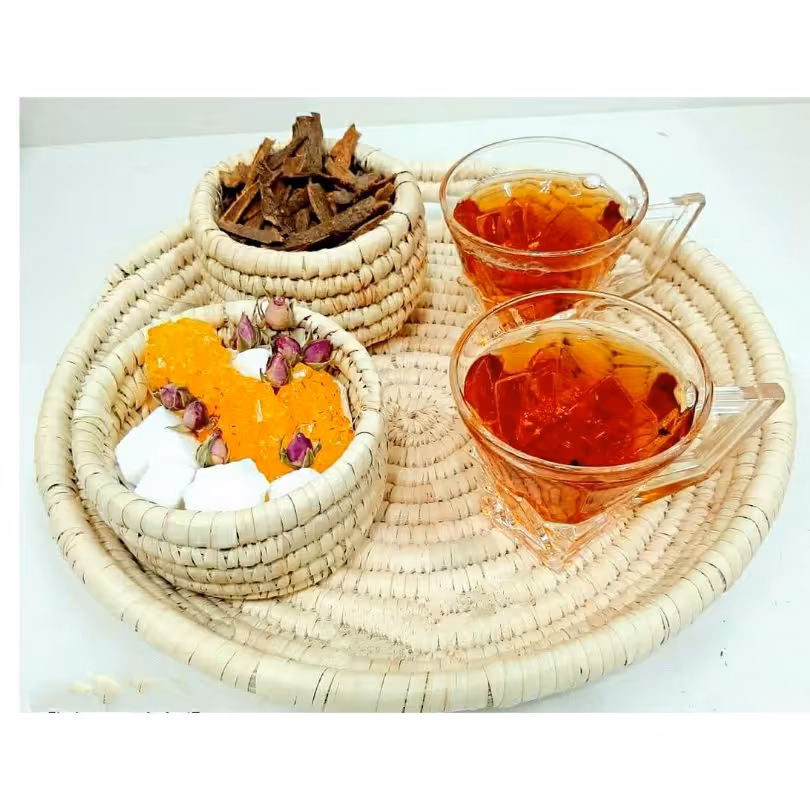 ست پذیرایی 3تیکه حصیری