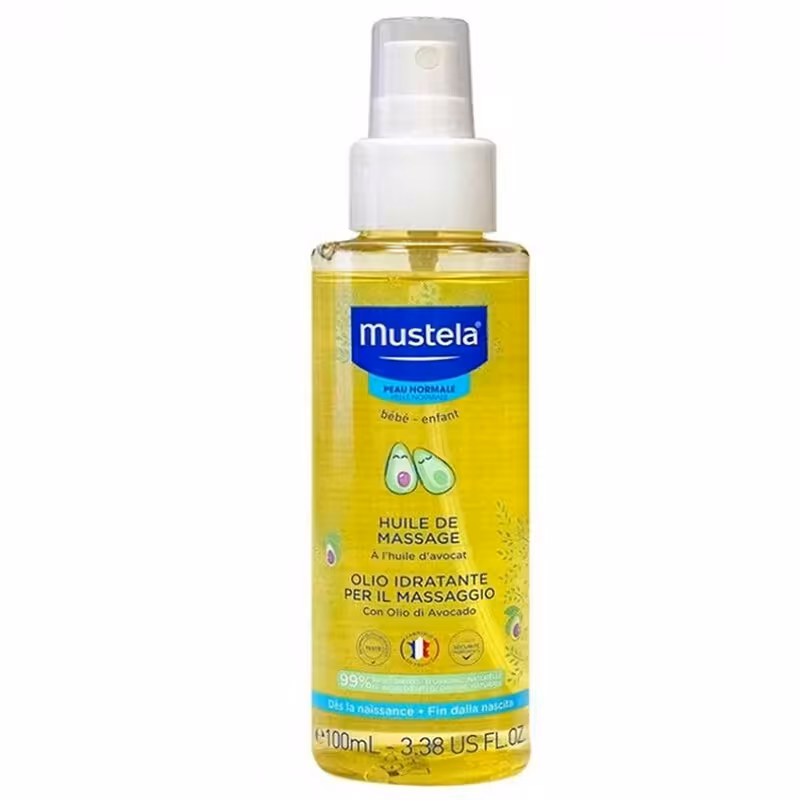 روغن ماساژ  99 درصد ارگانیک 100 میل موستلا Mustela اصل فرانسه