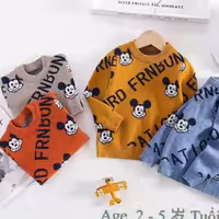 بافت زیبا وشیک میکی موس .در دو رنگ نارنجی ونسکافه ای