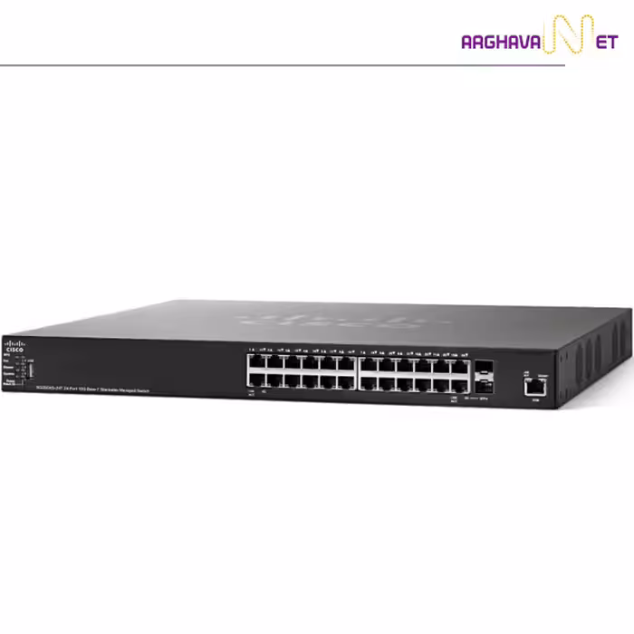 خرید سوئیچ SG350XG-24T سیسکو   قابل استک تا 4 سوئیچ | فروشگاه شبکه ارغوان