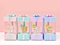 گوی شیشه ای موزیکال و چراغ دار طرح حیوانات