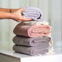 شال مبل دستبافت تراکم بالا تمام پنبه