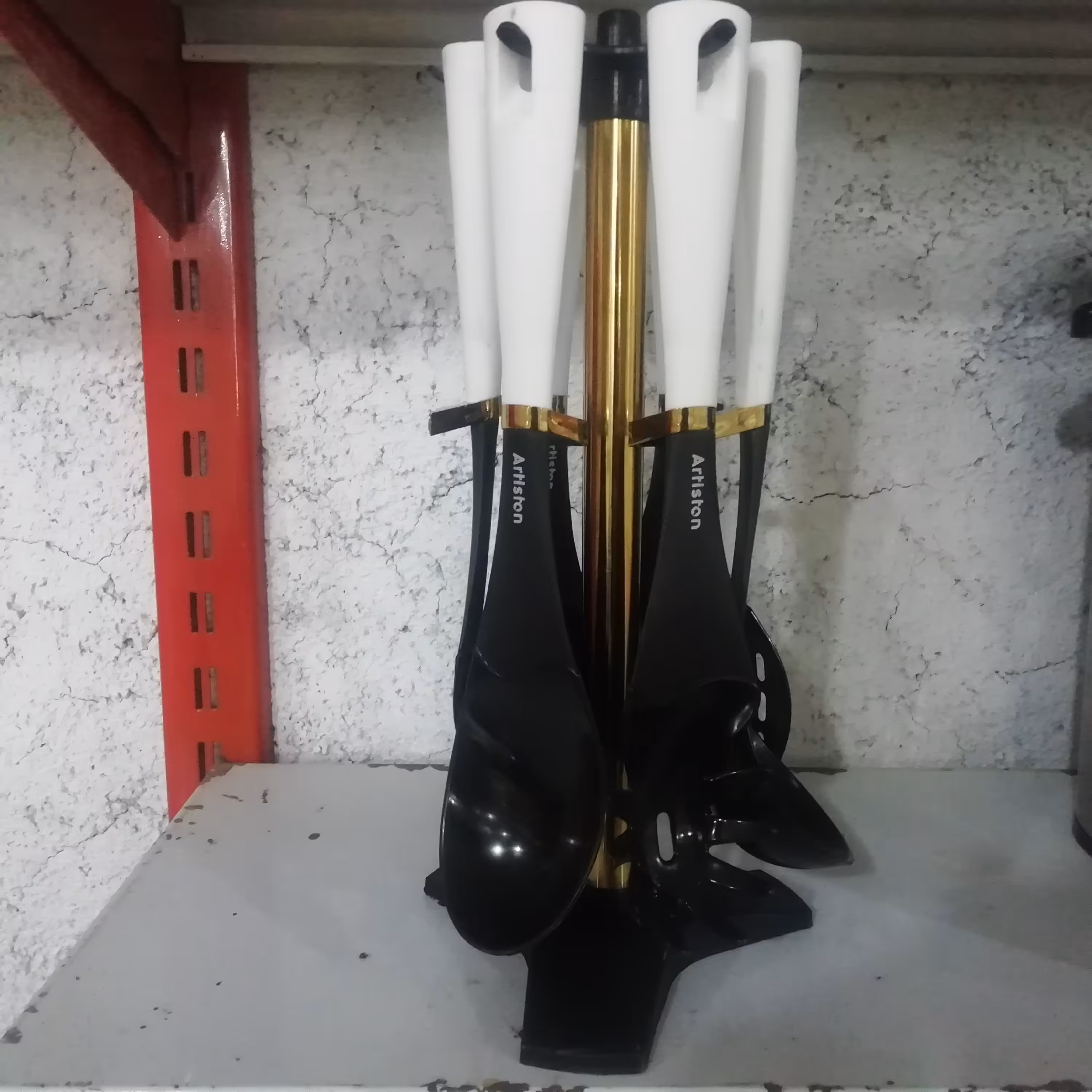 ست کفگیر و ملاقه 7 پارچه سفید آرتیستون 