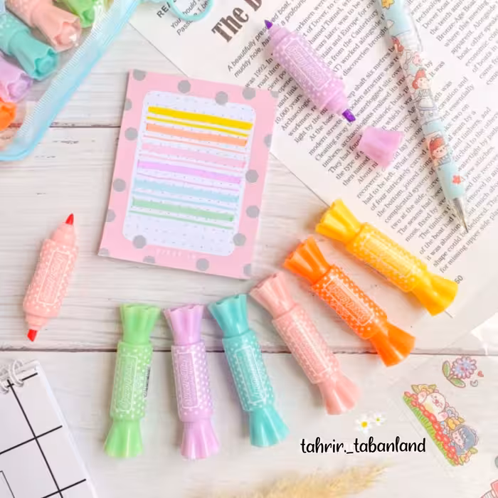 ماژیک هایلایتر شکلاتی (پک 6 تایی ) 